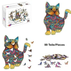 Eureka : Rainbow Wooden Puzzles, Cat (99)