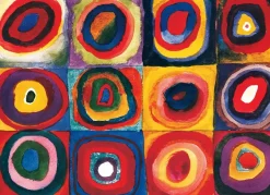 EuroGraphics : Color Study of Squares by Wassily Kandinsky - 3D Effekt (300)