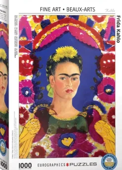 EuroGraphics : Frida Kahlo - Self Portrait, The Frame (1000)