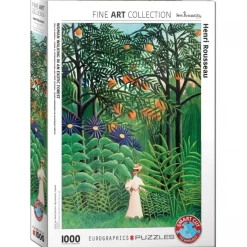 EuroGraphics : Henri Rousseau - Woman Walking in Exotic Forest (1000)