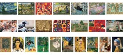 EuroGraphics : Pusselkalender - Fine Art Christmas (24x50)