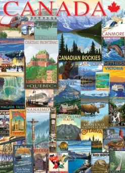 EuroGraphics : Travel Canada - Vintage Posters (1000)