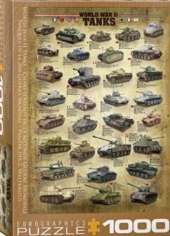 EuroGraphics : World War II Tanks (1000)