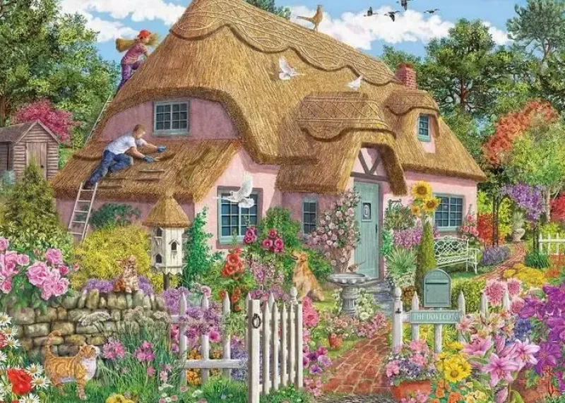 Jumbo Falcon: Thatched Cottage (1000)