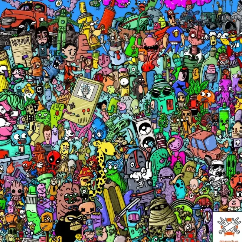 Grafika : Cartoon Party (1000)