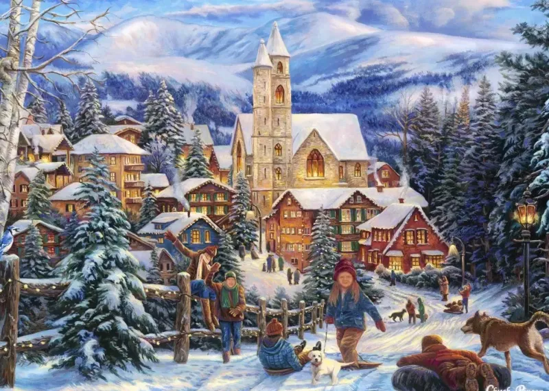 Grafika : Chuck Pinson - Sledding To Town (2000)
