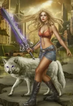 Grafika : Cris Ortega - The Wolf's Sword (1000)