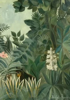 Grafika : Henri Rousseau - Equatorial Jungle, 1909 (1000)