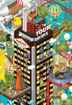 Grafika : Nantes - The Tower (1000)