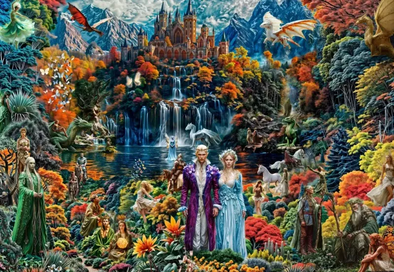 Grafika : The Valley of Dragons (1000)