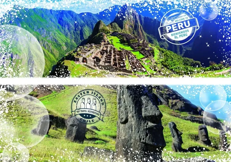 Grafika : Travel Around the World - Chile and Peru (1000)