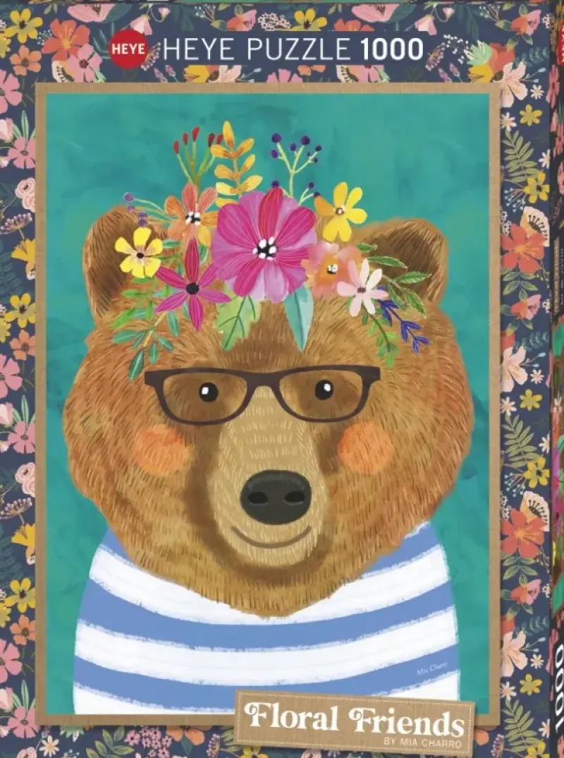 Heye : Floral Friends - Gentle Bruin (1000)