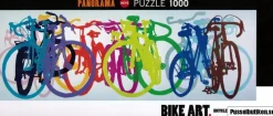 Heye : Panorama - Bike Art, Colourful Row (1000)