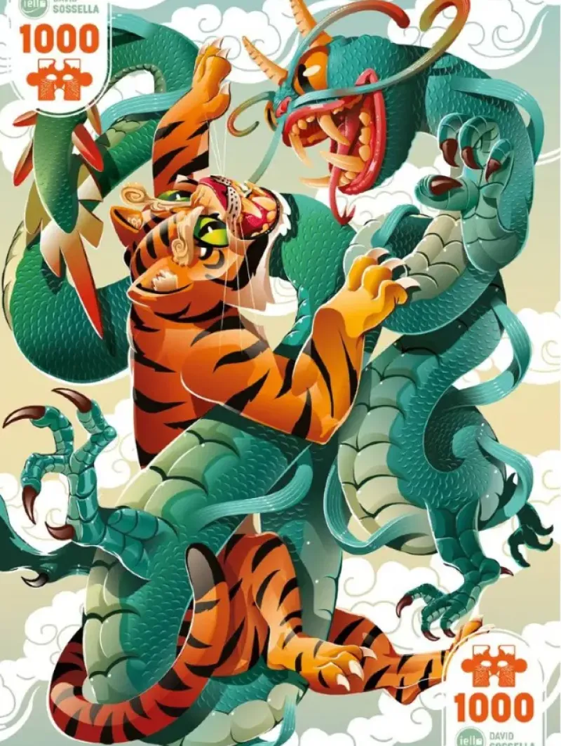 Iello : Puzzle Universe - The Tiger And The Dragon (1000)