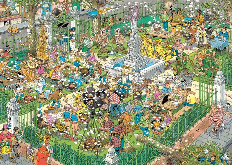 Jumbo Jan Van Haasteren: BBQ Party! (1000)