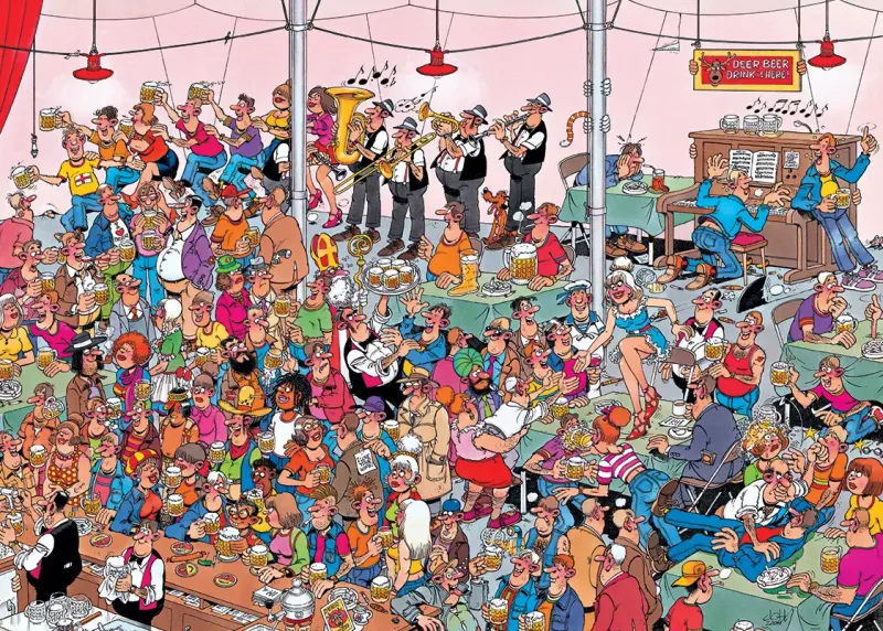 Jumbo Jan Van Haasteren: German Beer Party (1000)