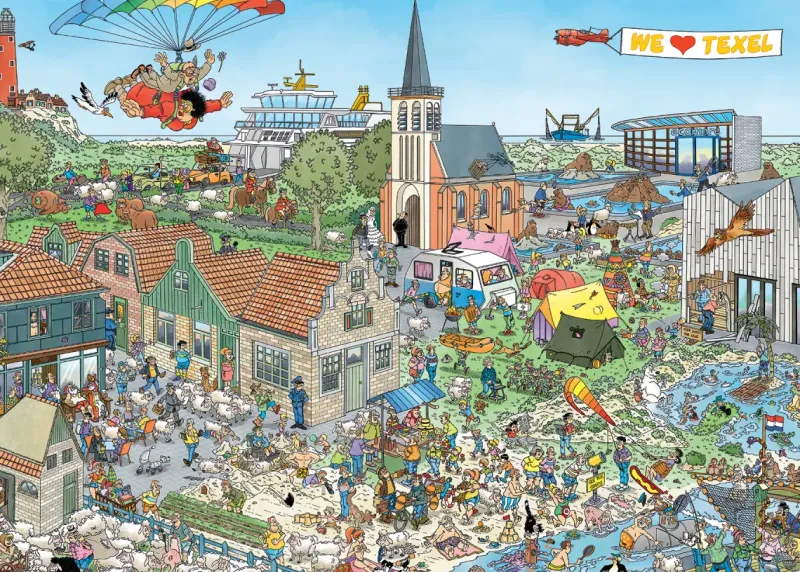 Jumbo Jan Van Haasteren: Island Retreat (1000)