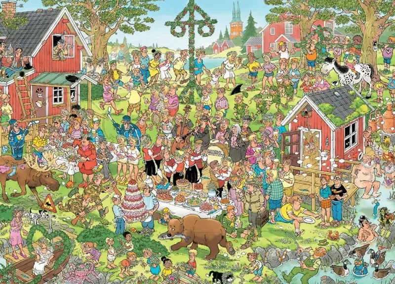 Jumbo Jan Van Haasteren: Midsummer Festival (1000)
