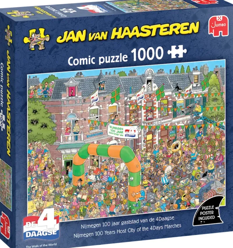 Jumbo Jan Van Haasteren: Nijmegen 100 Years Host City of the 4Days Marches (1000)