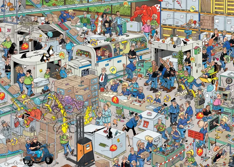 Jumbo Jan Van Haasteren: Puzzle Works (1000)