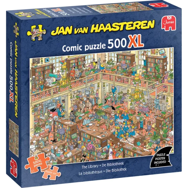 Jumbo Jan Van Haasteren: The Library XL (500)