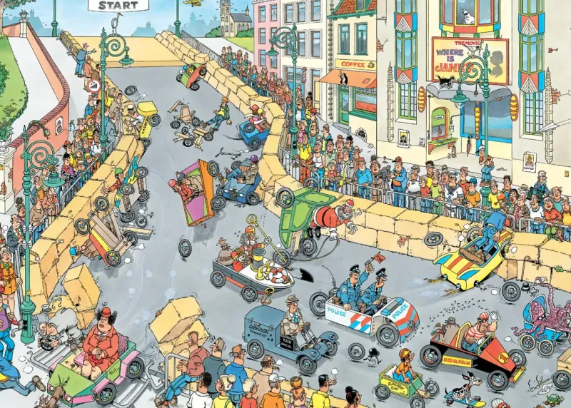 Jumbo Jan Van Haasteren: The Soapbox Race (1000)