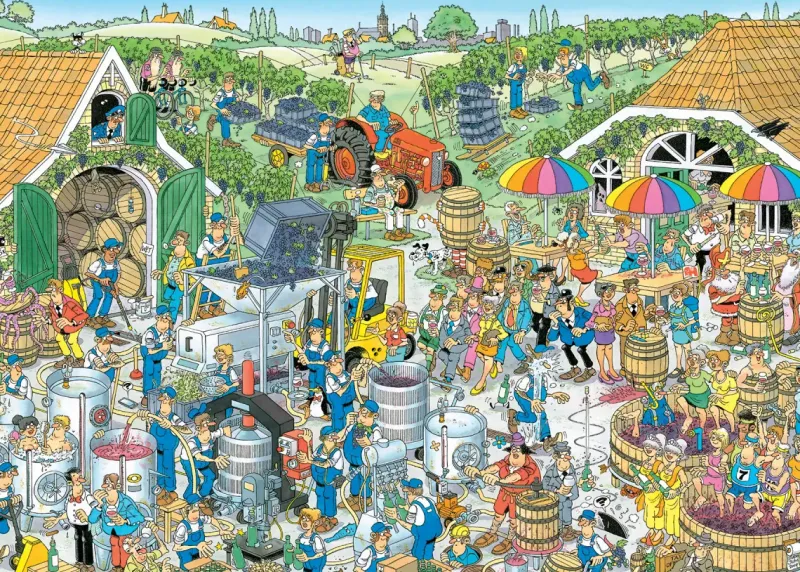 Jumbo Jan Van Haasteren: The Winery (1000)