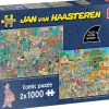 Jumbo Jan Van Haasteren: 2 x 1000 (The Music Shop, Holiday Jitters)
