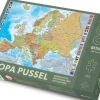 Kartförlaget : Europakarta med svensk text och flaggor (500)