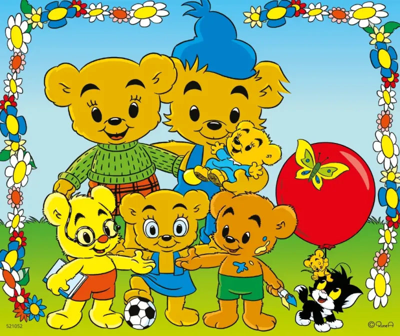 Kärnan : Träpussel - Bamses Familj (15)