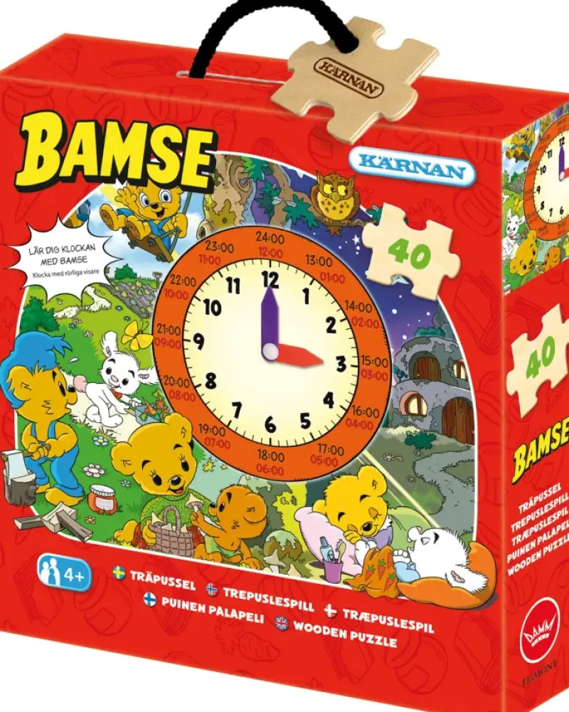 Kärnan : Träpussel - Bamses Klockpussel (40)
