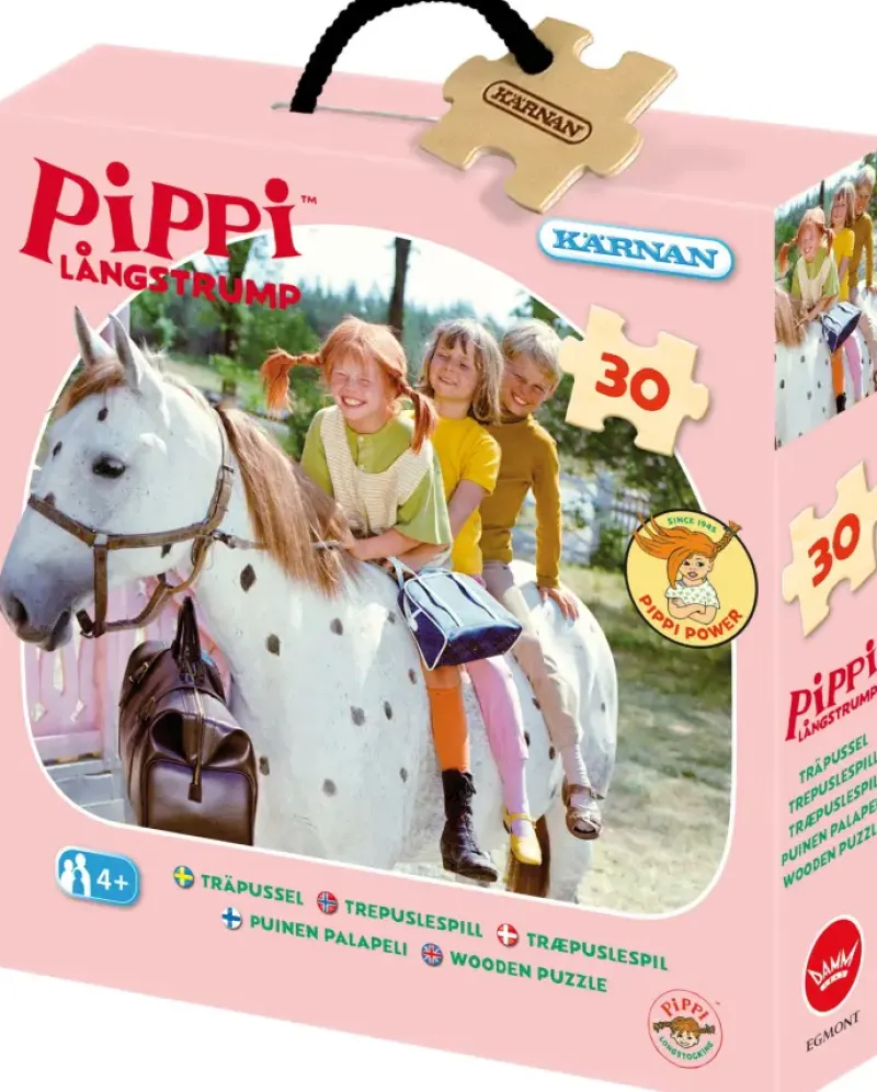 Kärnan : Träpussel - Pippi Långstrump på Ridtur (30)