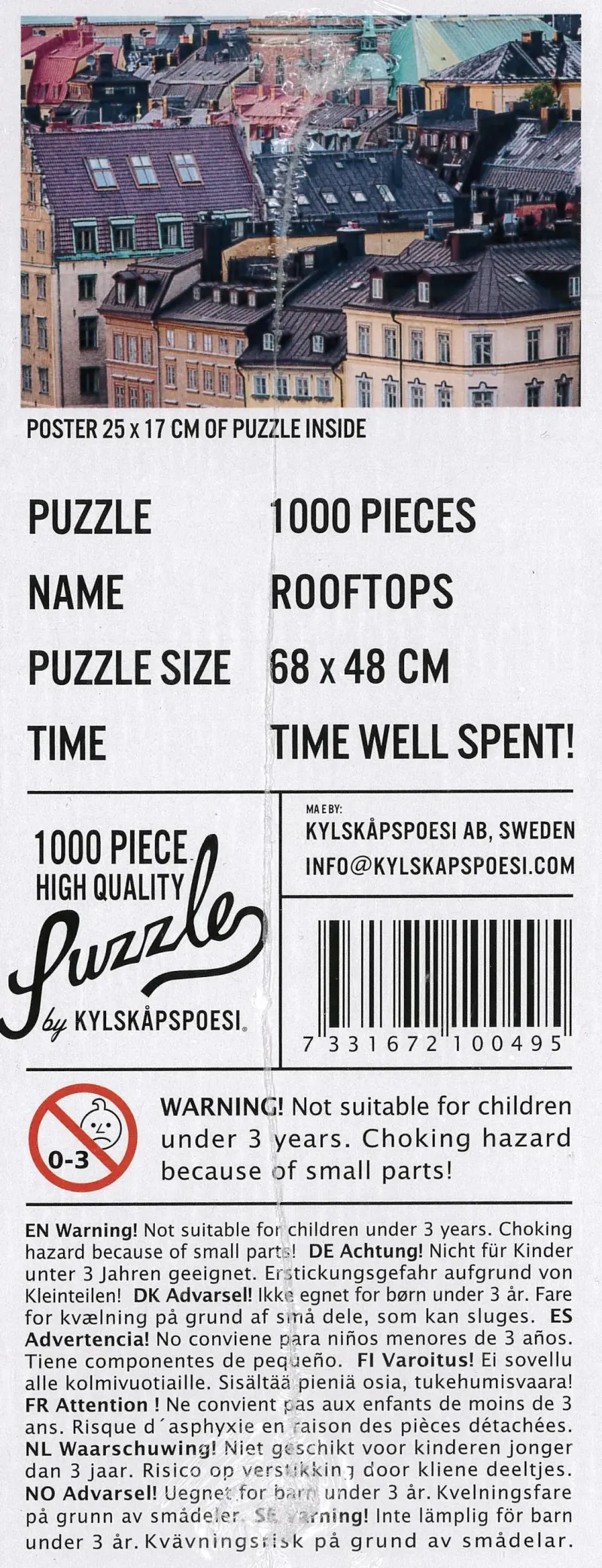 Kylskåpspoesi : Rooftops (1000)