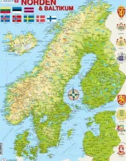 Larsen : Rampussel - Karta, Norden & Baltikum (75)