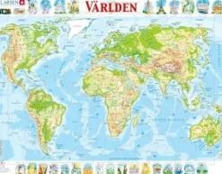Larsen : Rampussel - Karta, Världen (80)