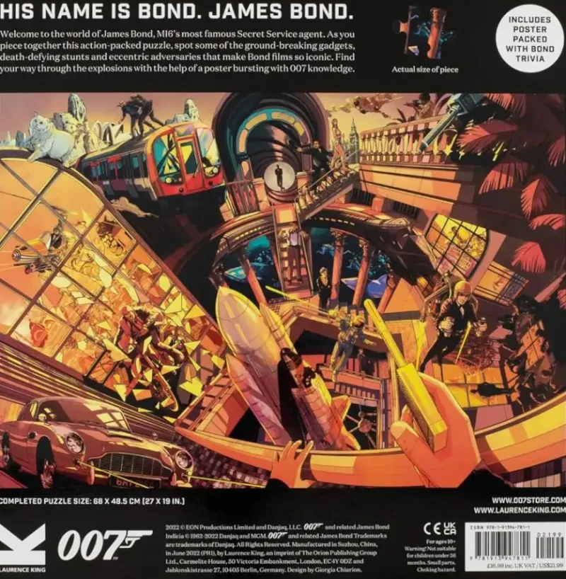 Övriga Laurence King: The World of James Bond (1000)