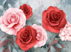 Nova Puzzle : Pink and Red Roses (2000)