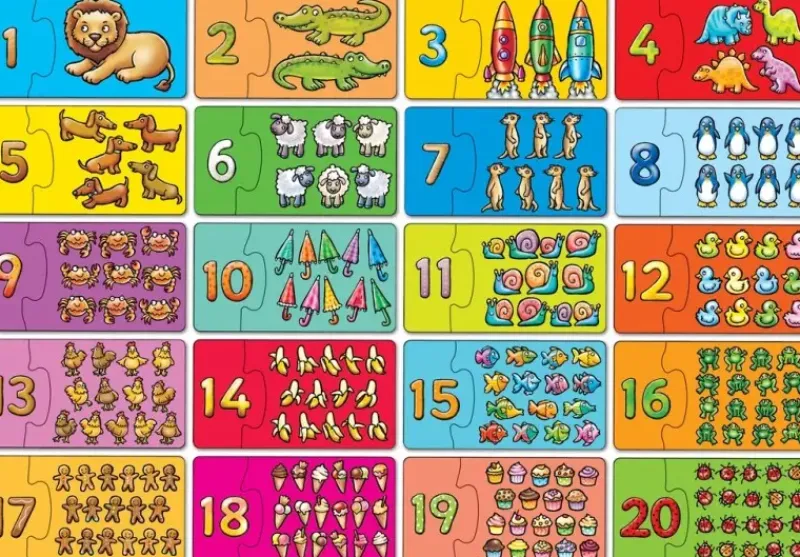 Övriga Orchard Toys: Match and Count Puzzle