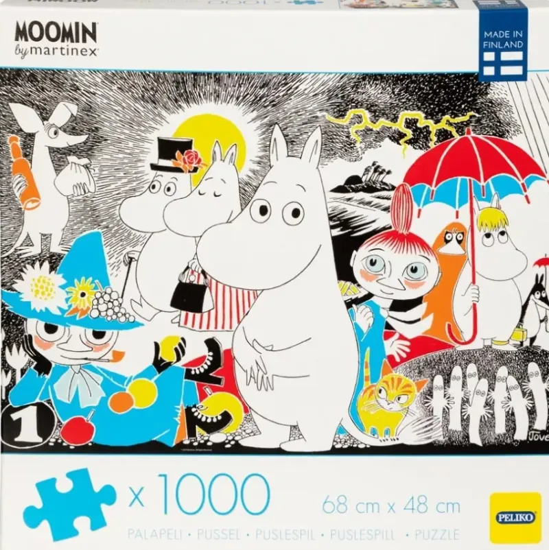 Peliko : Mumin - Moomin, Muminfamiljen i Sol och Storm (1000)