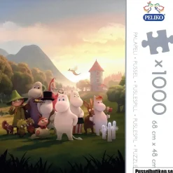 Peliko : Mumin - Moominvalley, Muminfamiljen på Drakspaning (1000)