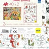 Peliko : Rampussel - Mauri Kunnas, Tomteskoj med Snögubbar & Dinosaurier (2 x 40)