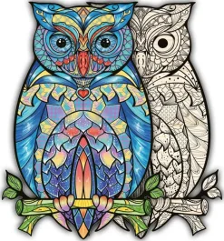 Philos : Artifact Wooden Puzzle - Owl (199)