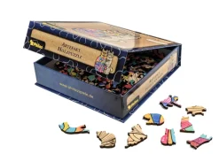 Philos : Artifact Wooden Puzzle - Cat (160)