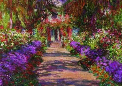 Piatnik : Claude Monet - A Pathway in Monet's Garden (1000)