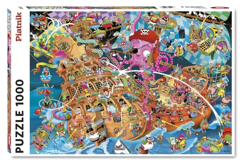 Piatnik : RJ Crisp - The Pink Pirate (1000)
