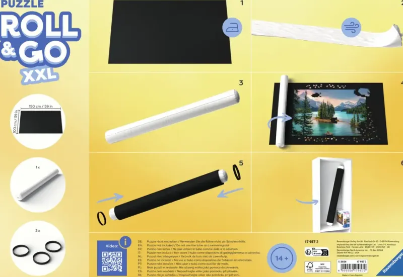 Ravensburger Pusselmatta Roll & Go XXL 1000 - 3000 bitar
