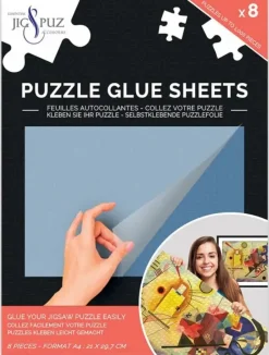 Grafika Puzzle Glue Sheets - Limark (8 st A4 för 1000 bitar) - Jig&Puz