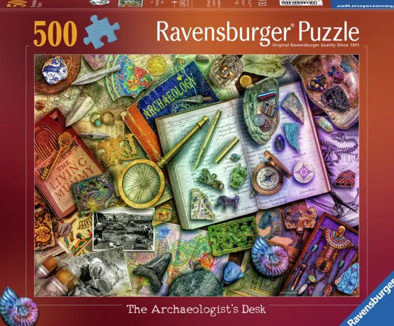 Ravensburger : Aimee Stewart - The Archaeologist's Desk (500)