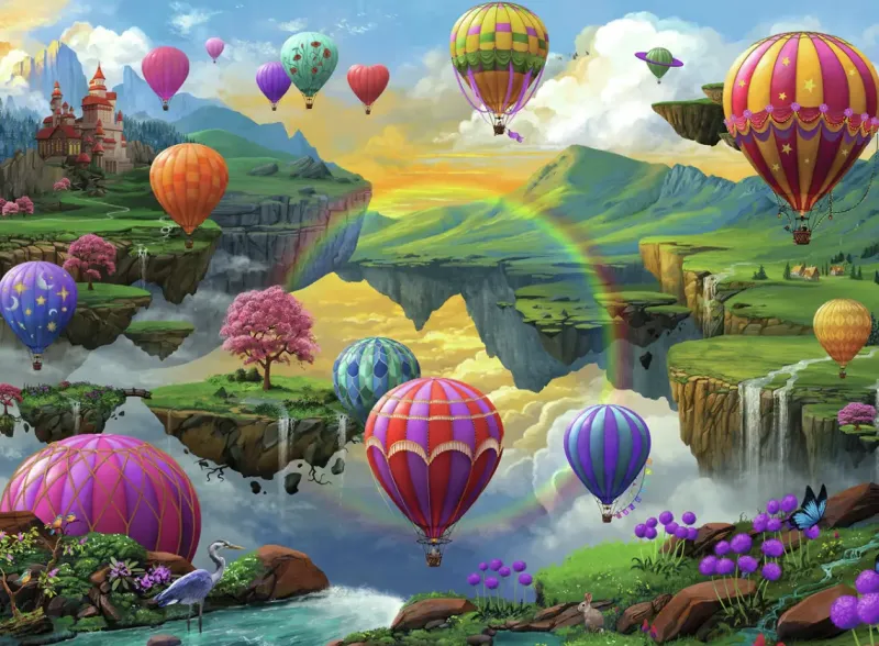 Ravensburger : Air Balloon Valley (500)