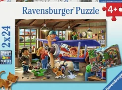Ravensburger : Airplane and Train Repairs (2 x 24)